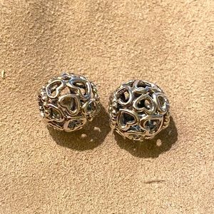 Pandora Open Heart charms